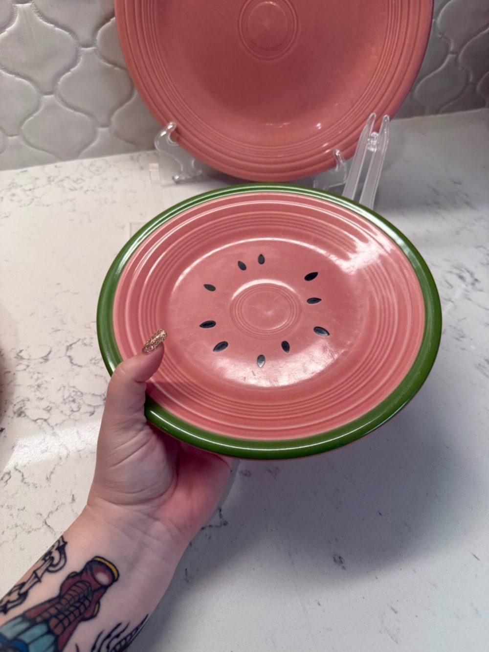 Fiestaware Rose and Betty Crocker Watermelon 4 piece Set - Picture 7 of 16